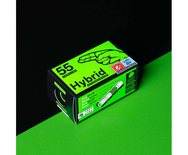 Hybrid Supreme uhlíkové filtre 55ks